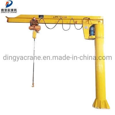 Dy Customized 1ton 2ton 3ton 4ton 5ton with Electric Hoist Jib Crane Price