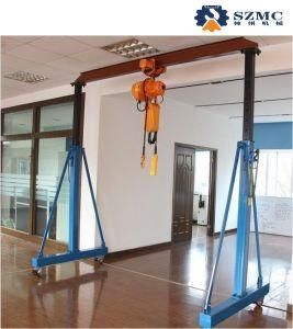 Workshop Portable Electric Mobile Mini Small Gantry Crane 3t 6m