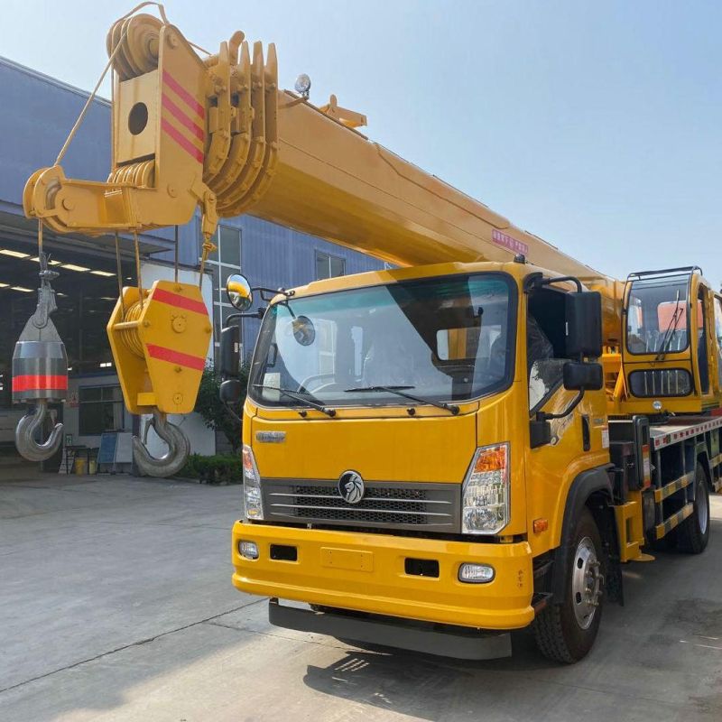 Hydraulic Booms 16 Tons 4X4 Truck Mounted Crane