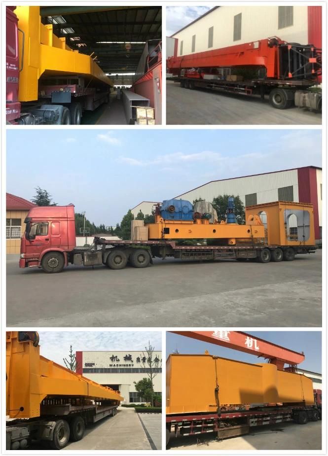 10, 20, 30t, up to 500t, Electric Moblile Winch Trolly Type Double Girder Overhead Crane
