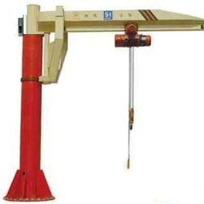 Foundation Mounted Cantilever Column Fixed Swing Slewing Jib Crane
