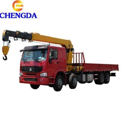 Sinotruck HOWO 6X4 Truck Mounted Mobile Crane for Sale