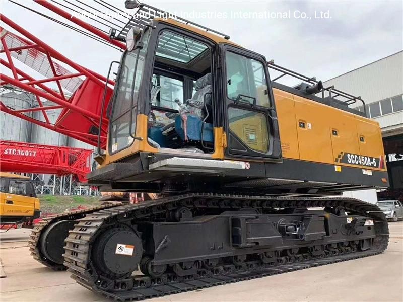 China Top Brand New 50ton 60ton 75ton 80ton 90ton 100ton Scc600A Model Crawler Crane Mobile Crane with Global Warranty for Promotion Cheap Price