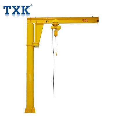 Txk 1t Rotation Arm Jib Crane with Electric Chain Hoist