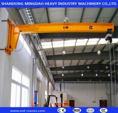 Bx 0.25 Ton Wall Fixed Suspension Crane Cantilever Cable Crane 180 Degree Jib Crane