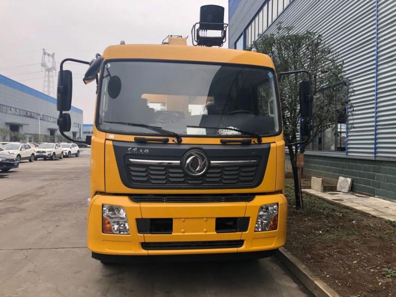 4*2 Dongfeng Truck with 8 Ton Knuckle Crane Truck