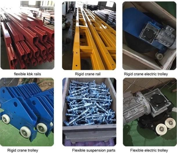 Widely Applied Flexible Steel Rail Overhead Crane System