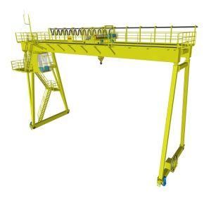 50 Ton Container Road and Bridge Double Girder Overhead Gantry Crane with Trolley and Hoist