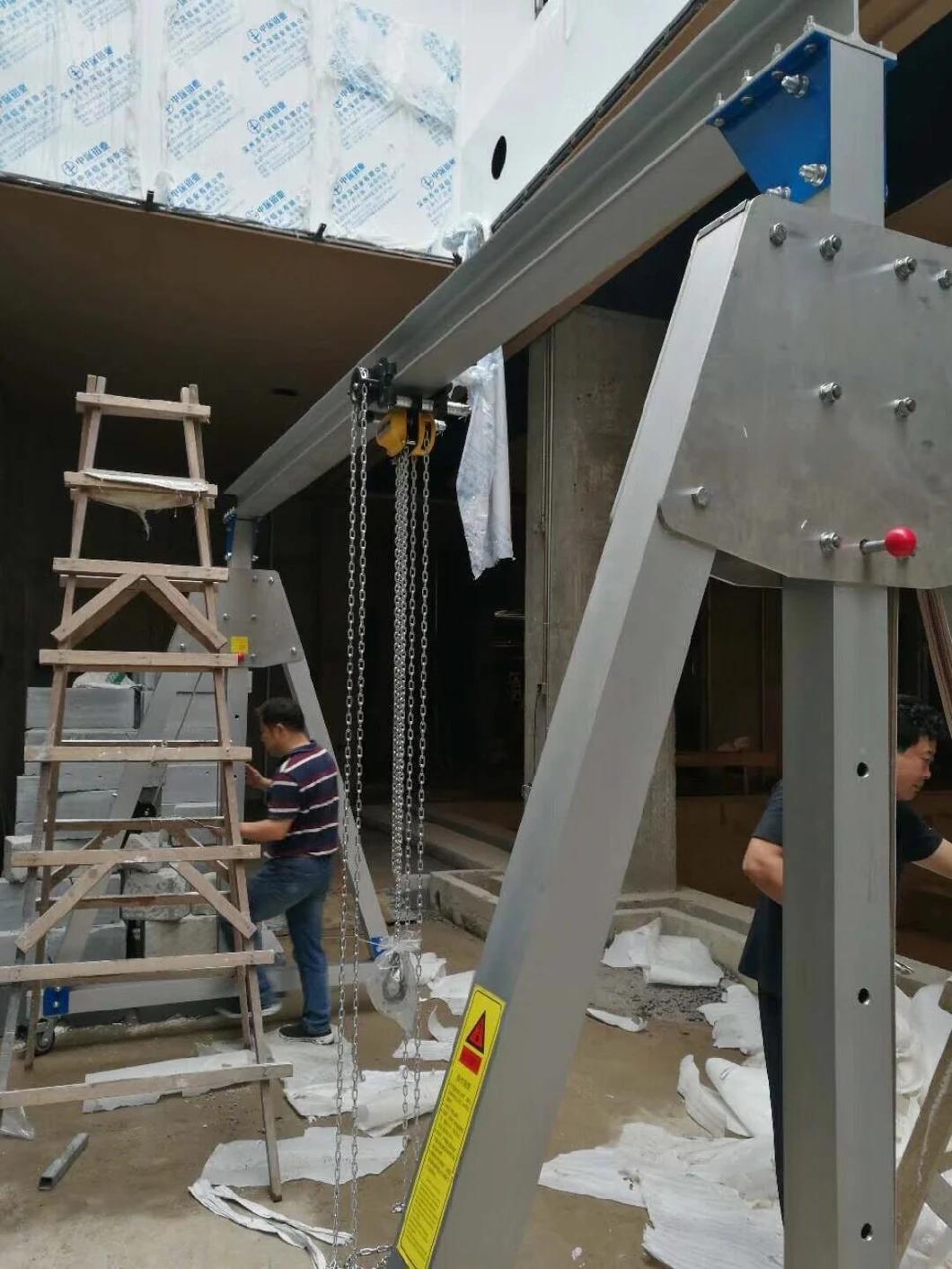 Most Convenient Lifting Carrying Equipment Aluminum Gantry Crane for Sale