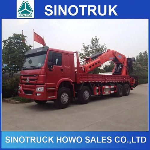 Truck Mounted Crane 25ton Loading Weight Sinotruck HOWO 6*4