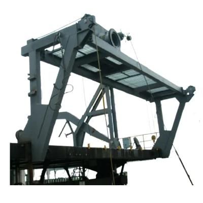 115 Kn-175 Kn Offshore Platform Type Davit for Marine Lifeboat