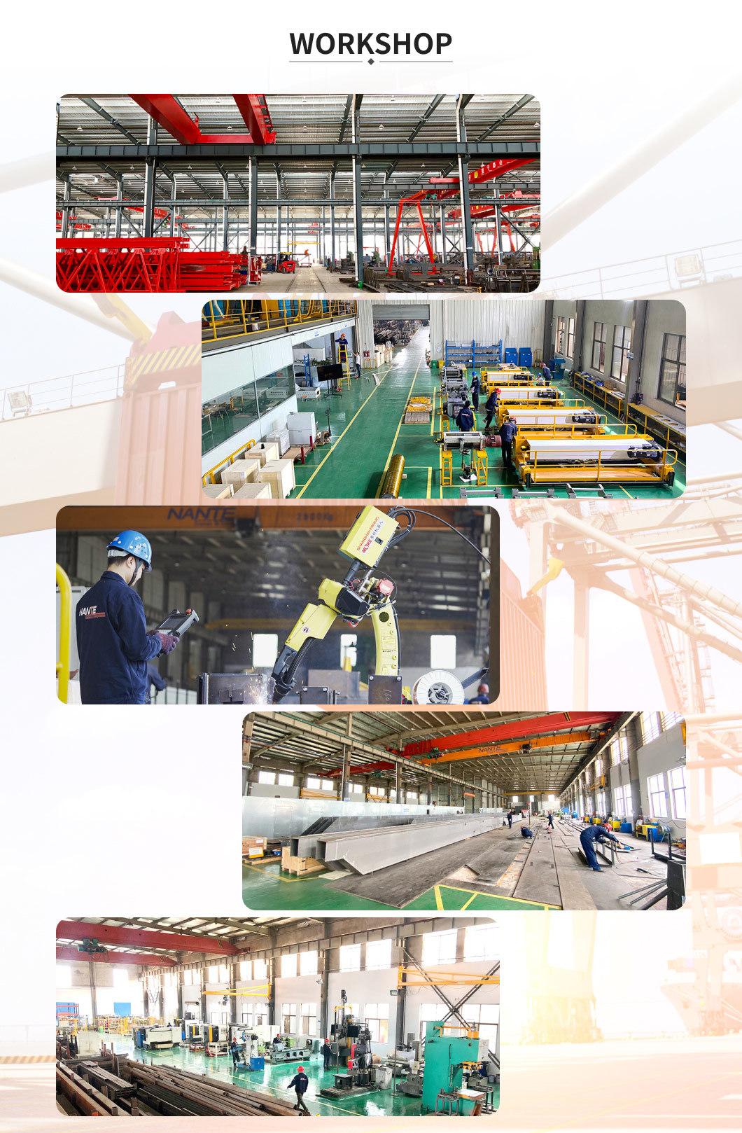Fem Approved 2t Adjustable Mobile Gantry Cranes with Manual Chain Hoist for Warehouse