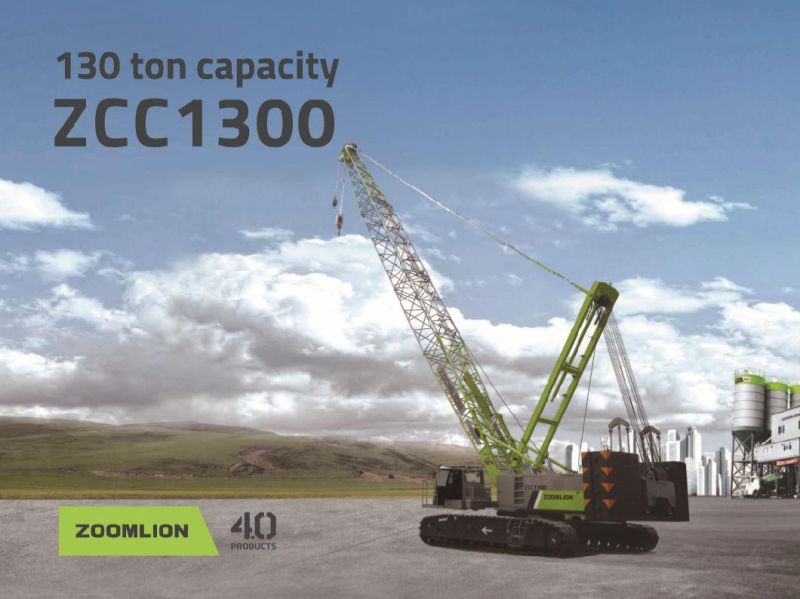 Top Brand Zoomlion 130 Ton Zcc1300 Crawler Crane Factory Price