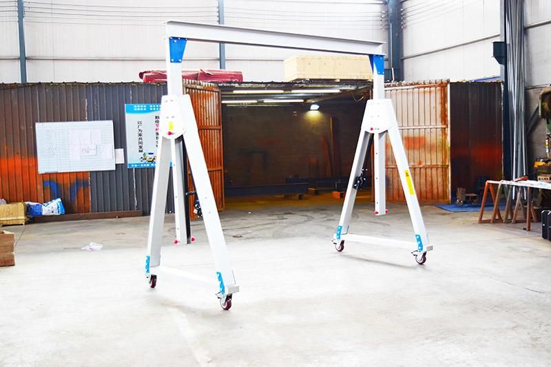 Manual Portal Crane with Electric Chain Hoist Lifting Crane