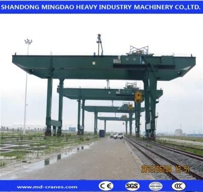 Q235 Steels 80t Double Girder Gantry Crane for Railway Construction