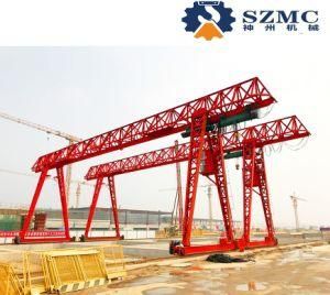 Truss Type 20 Ton Frame Mhe Gantry Crane with Electric Double Hoist