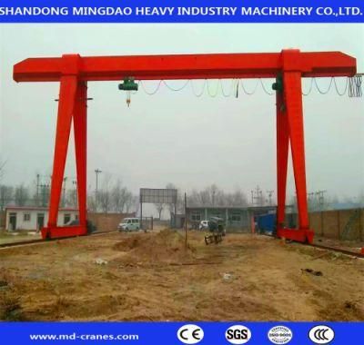 Outdoor Use Frame Crane Single Mh Gantry Crane with Electric Hoist