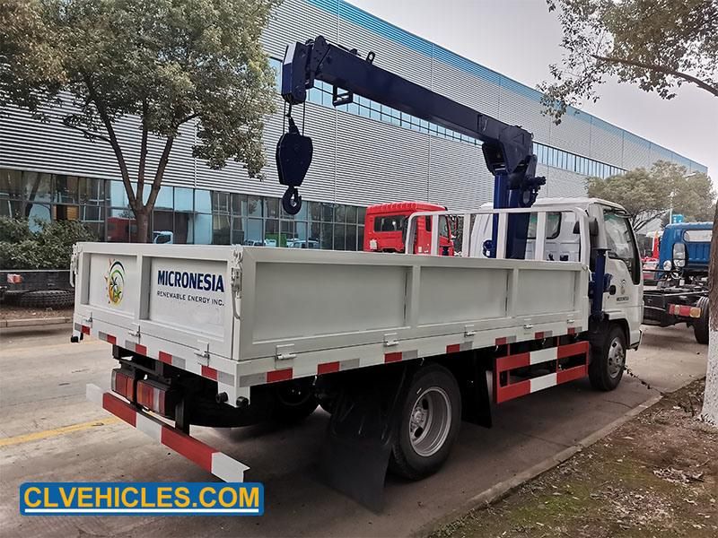 Hydraulic 5 Tons Telescopic Boom Truck Mounted Crane