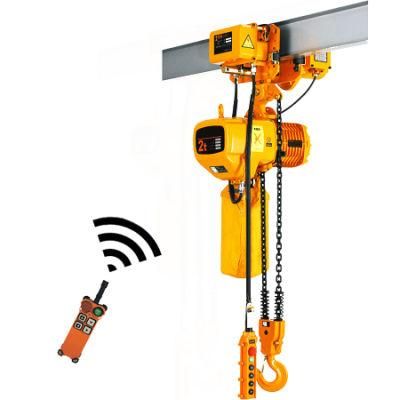 2t Remote Control Electric Chain Hoist for Cranes on Sale