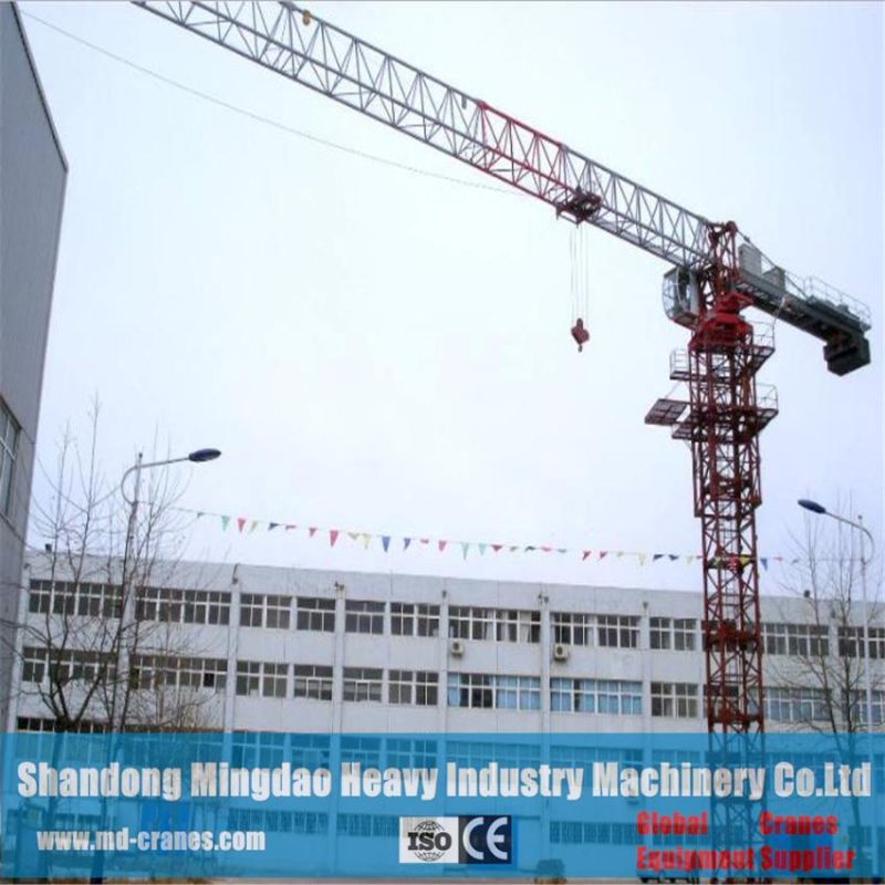 10ton Self-Erecting Fixing Angle for Tower Crane Qtz160 (6516) Flattop Construction Building