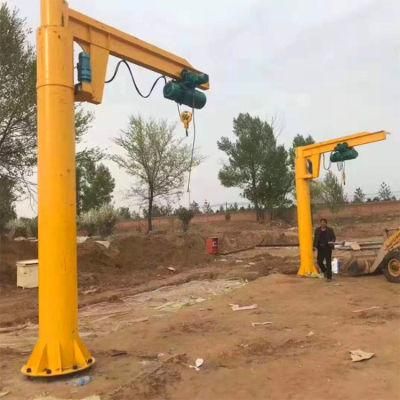 Chinese Supplier Free Standing Pillar Column Mounted Slewing Jib Crane