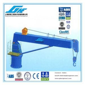 Quayside Hydraulic Solid Boom Marine Crane 2 Ton 3ton 5ton 6ton