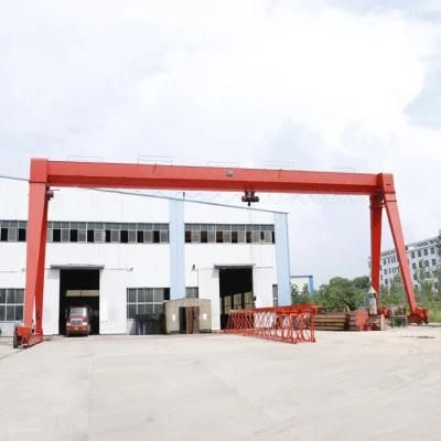 Chinese 10 Ton Single Beam Travelling Trolly Gantry Crane