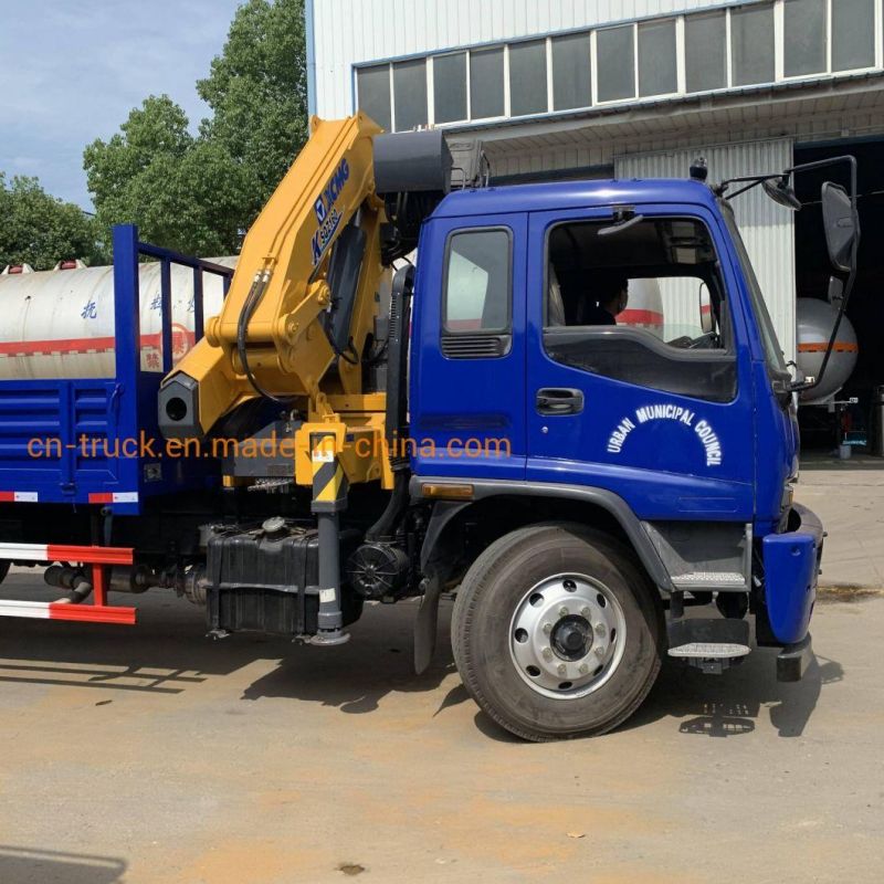 Manufacture Made New Isuzu 6X4 10ton 12ton 14ton Lorry Crane Truck Crane