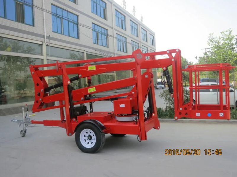 Crank Arm Trailer Mounted Boom Lift