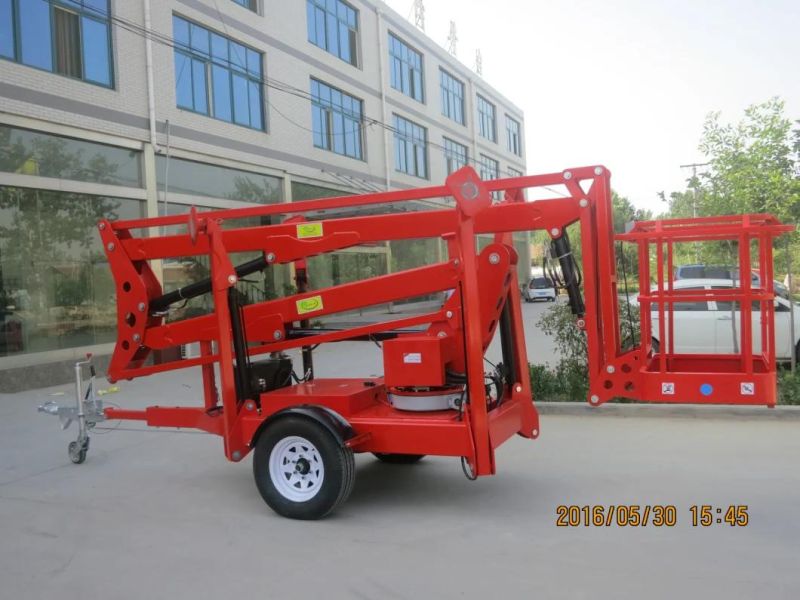 Crank Arm Trailer Mounted Boom Lift