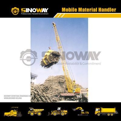 China Mobile Grabbing Crane with Lattice Boom Harbor Material Handlers