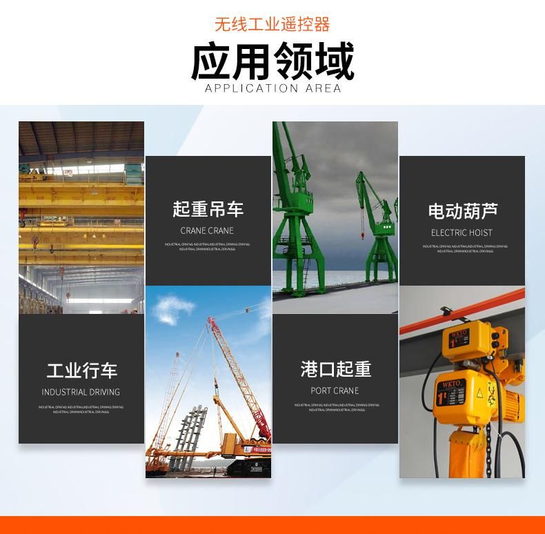 100 Meters Control Distance Range Industrial Wireless Remote Controller