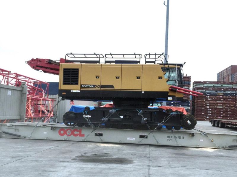 Scc750A Crawler Crane Lifting Capacity 75 Ton Crane