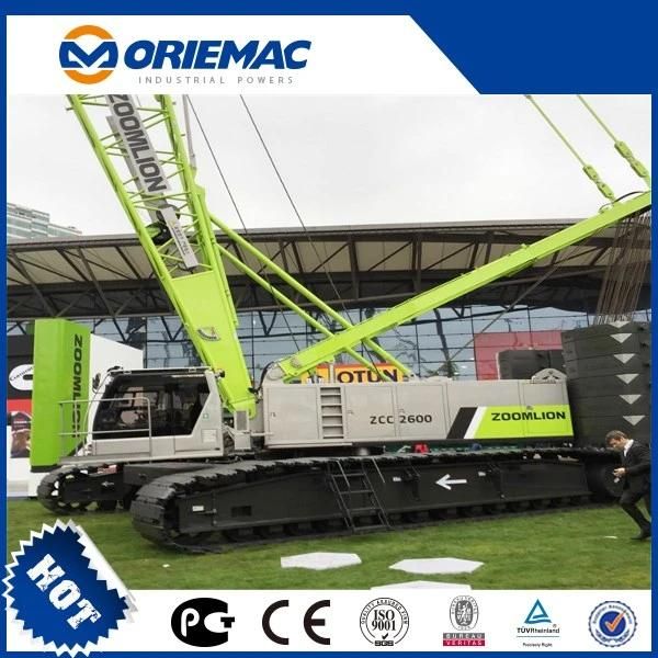 New Zoomlion 55ton Lattice Boom Crawler Crane Zcc550h-1