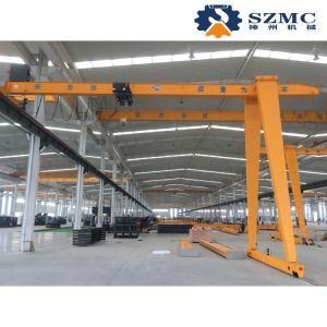 Compact Land for Factory Warehouse Workshop 2t 3t 5t 10t 16t 20t Bmh Half Gantry Crane