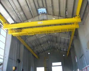 Electric Motor Driven Double Beam Overhead Travelling Crane for Workshop