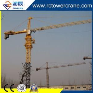 Ce ISO 12t Load Tower Crane with 3.2t Tip Load for Building Construction Site