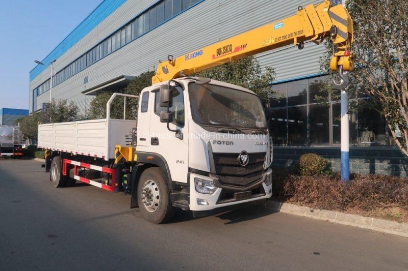 Foton Auman 4X2 240HP Tipper Truck with Crane