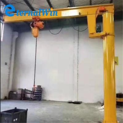 Warehouse Rotate 360 Degrees Electric 0.5 Ton Jib Crane