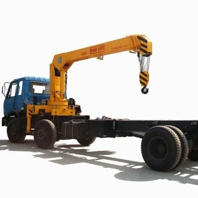 8 Ton Lifting Flexible Hydraulic Crane Arm Mounted Truck Crane for Sale