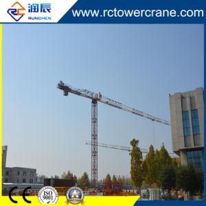 China Manufacturer Flat Top Jib 75m Tower Crane Max Load 14t Tower Crane