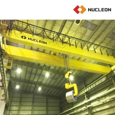 Heavy Load Industrial Double Girder Overhead Travelling Crane for Steel Rolling Mill Machine Shop