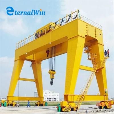 Outdoor Construction Equipment Warehouse Use Electric Hoist Crane 1t~100t European Workshop Container Tyre Mobile Portable Gantry Crane