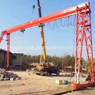 Single Girder Gantry Crane 1 Ton 2ton Crane in Stock