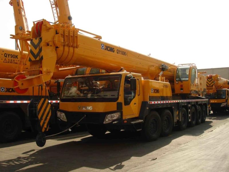 100 Ton Hydraulic Mobile Telescopic Boom Truck Crane Qy100K-I