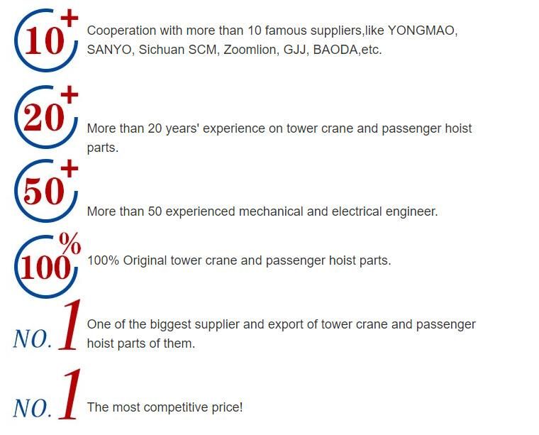 Wind Speed Indicator for Tower Crane Spare Parts