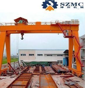 Mge 10t 20t Electric Double Girder Double Trolly Gantry Cranes