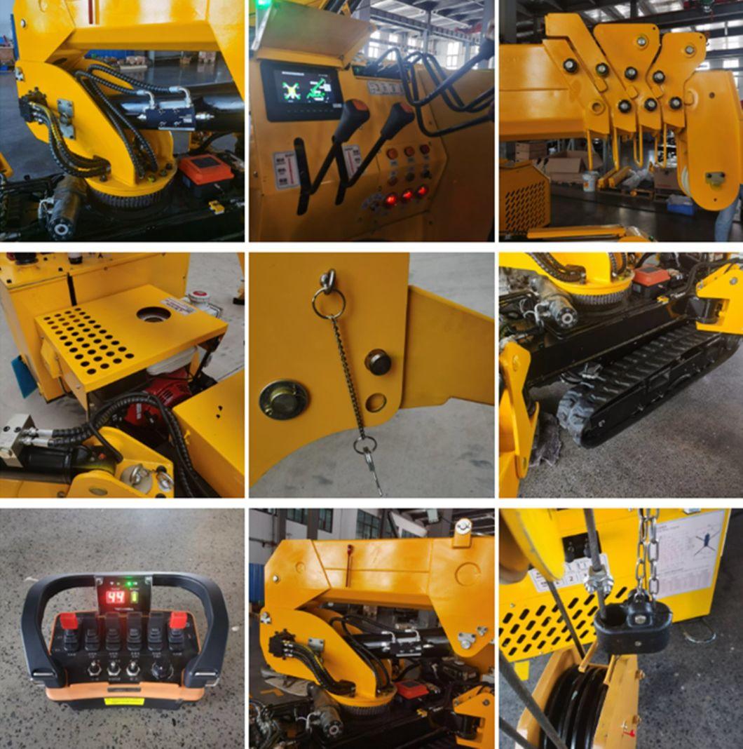 France Popular 3t Mobile Mini Spider Lifting Crawler Cranes for Sale