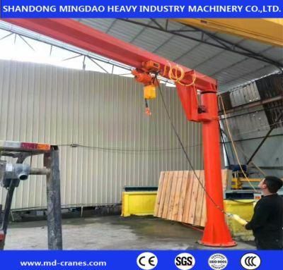 Slewing Arm Lifting 3t Jib Crane with Fixed Column