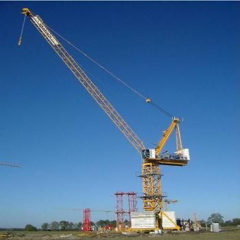 6 Ton Fp5510 Flat Head Tower Crane Construction Tower Crane